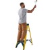 Werner Fibreglass Swingback Step Ladder 4 Tread